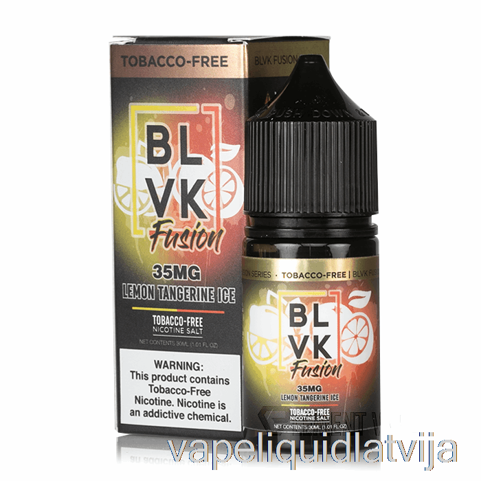 Citronu Mandarīna Ledus - Blvk Fusion Salts - 30ml 35mg Vape šķidrums